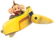 AiAi in his plane, as seen on the game's box art