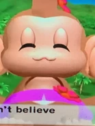 Screesnhot of MeeMee sitting on the swing