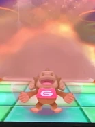 Screenshot of GonGon lifting up his head and pulling his arms down