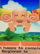 Baby bouncing on his butt while clapping