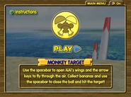Monkey Target intro screen