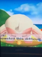 Screenshot of Baby lying on his stomach on the swing