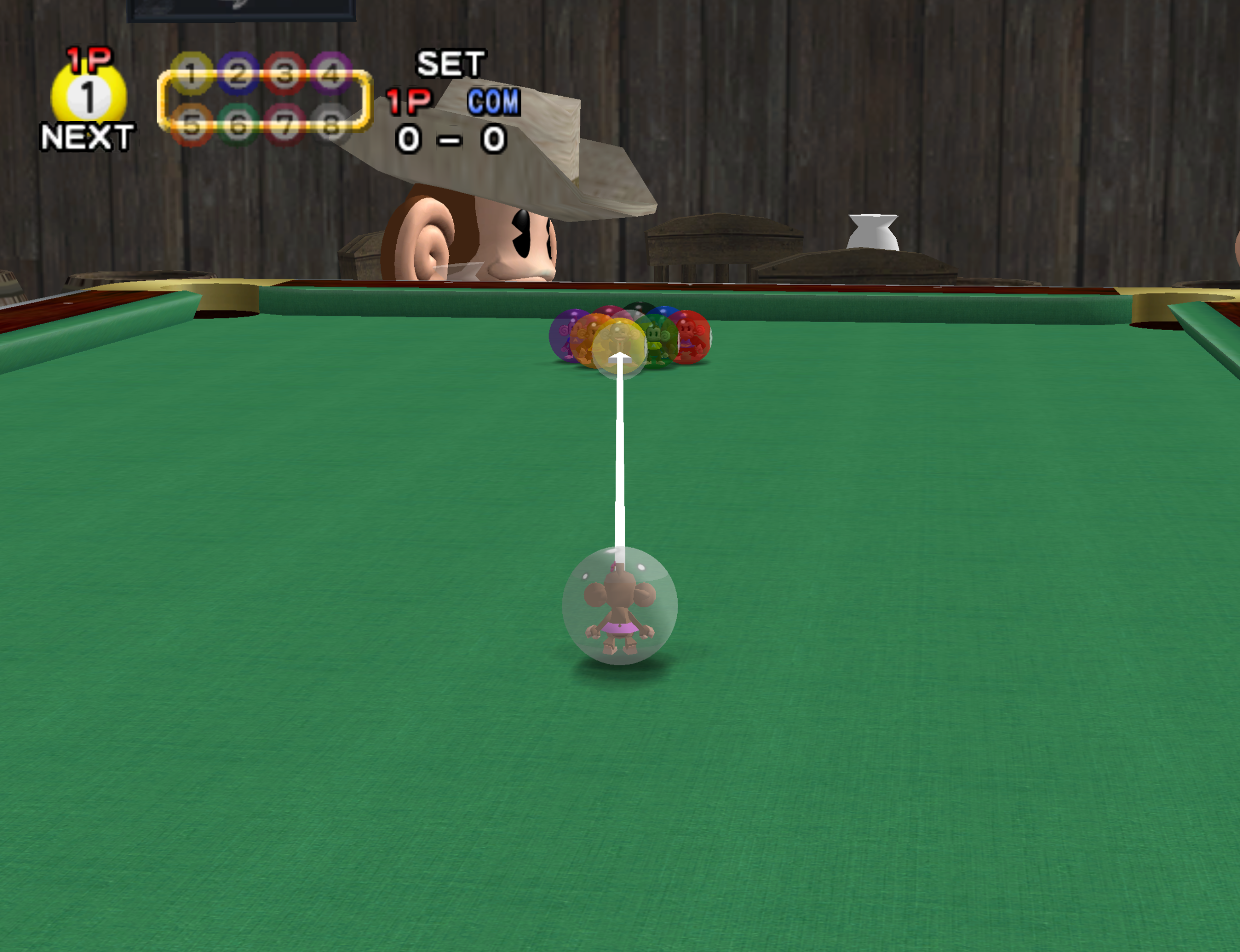 Billiards  (PS1) Gameplay 