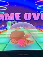 Screenshot of GonGon slouching on his left side