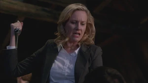 Hester tries to kill Castiel with an Angel Blade