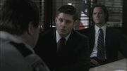 Sam and Dean talk to Sherriff