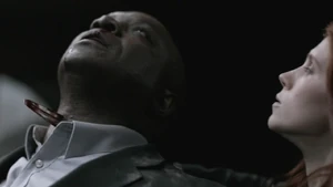 Anna kills Uriel with an Angel Blade