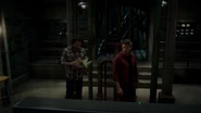 Sam and Dean in the bunker's basement.