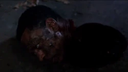 Roy Dobbs' decapitated head