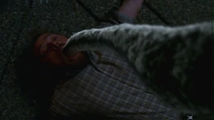 A demon possesses a man