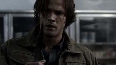 Sam is temporarily transfixed by the sight of demon blood.