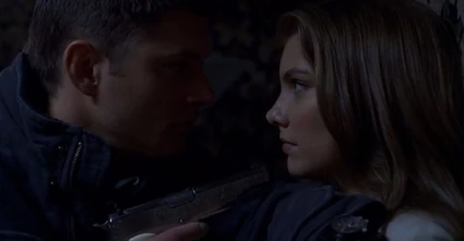 Dean finally catches up with Bela and demands the Colt.