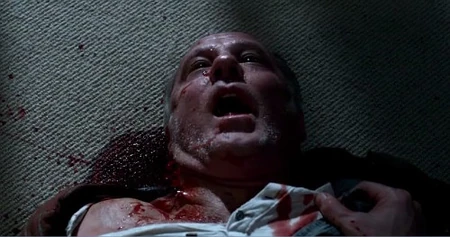 By his own actions, Travis becomes the "long pig" that completes Jack's metamorphosis.