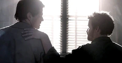 Chuck seems to anticipate what's in store for Castiel in light of this plot twist.