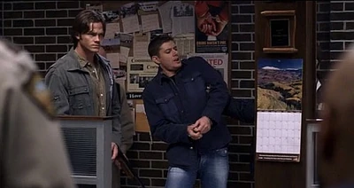 Sam and Dean take the walk of shame.