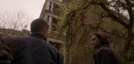 Dean and Sam outside of the sanatorium.