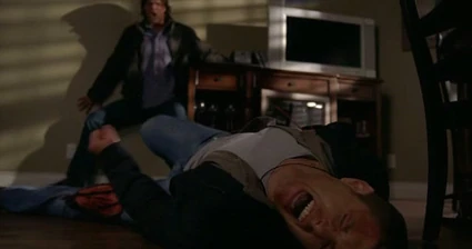 Lilith gleefully releases the hellhounds on Dean.