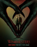 Her supposed paws and claws on the poster of the show.