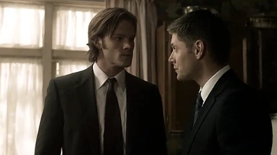 Sam is not happy that Dean just buzzed him with the same buzzer that nuked a giant ham.