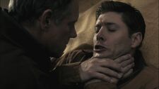 Azazel appears as a hallucination of Dean's.