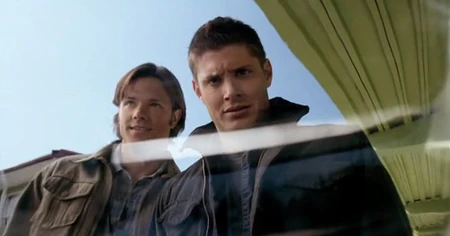 Dean gets attitude from a disgruntled trick-or-treating astronaut.