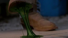 Green ectoplasm identifies the presence of a specter.