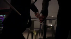 Lily Sunder and Benjamin clashes blades