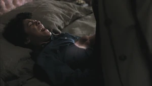 Castiel reads this boy's soul to see who has left a claim on it.