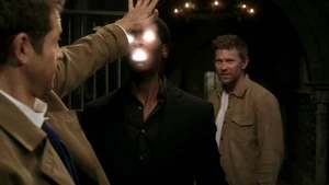 Castiel smites Dipper