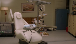 Garth's dental office set up