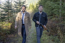 Dean and Castiel in Purgatory