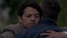 Cas and Dean hug, Alpha and Omega