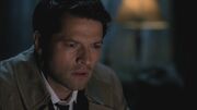 Castiel watches the Pizza Man