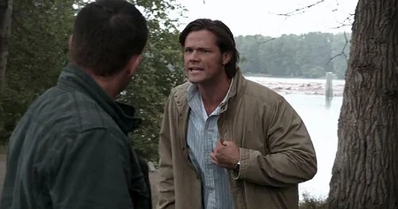 Sam confronts Dean about is treatment of him, part of the reason he lied.