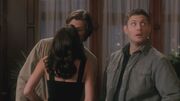 Dean looks away