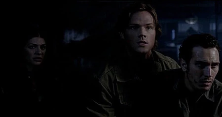 Dean crashes Sam and Ruby's exorcism practice session.