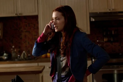 Charlie making a call.