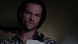 Sam finds a note in Dean's bedroom