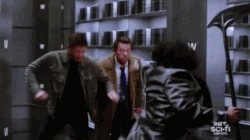 Billie turns the table on Dean and Cas