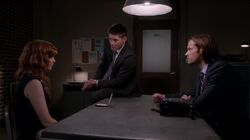 Dean and Sam attempts to convince Claudette to help them