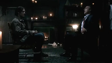 War reveals himself to Sam, and calls him out about trying to contain his residual demon bloodlust.