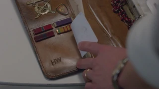 Henry's initials in the journal