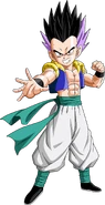 Gotenks (Dragon Ball) é a fusão entre Goten e Trunks.
