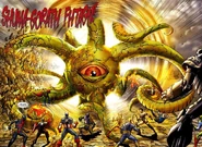 Shuma-Gorath (Marvel Comics) é o senhor e mestre dos Many-Angled Ones. Ele é o governante de centenas de dimensões, mas seu objetivo final é conquistar todas as dimensões existentes.