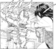 Setsuna Itami (Coppelion) pode manipular a matéria escura que constitui a estrutura universal para influenciar o espaço tridimensional e assim manipulá-lo.