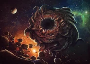 Azathoth (Os Mitos de Cthulhu) é o governante supremo dos Deuses Exteriores e é o ser que rege todas as coisas da existência. Da mesma forma que ele é a criação, ele também é a destruição. No momento em que despertar, ele irá acabar com toda a existência que ele mesmo criou, por isso mesmo é mantido adormecido por criaturas menores que cantam uma canção caótica aos ouvidos humanos chamada de "Canção das Esferas".