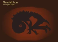 Sandalphon (Neon Genesis Evangelion) é o oitavo anjo. Ele é, provavelmente, o anjo mais fraco, pois não possui núcleo ou campo AT. A sua aparência destaca-se pelo fato de ser um embrião de um bebê humano distorcido.