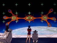 Sahaquiel (Neon Genesis Evangelion) é o décimo anjo. Ele possui uma aparência bizarra e bem diferente dos outros anjos. A sua principal arma é a sua capacidade de usar a energia cinética e o seu campo AT, podendo jogar pedaços de si mesmo como se fossem bombas.
