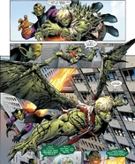 Hulkling (Marvel Comics) é um híbrido de Kree e Skrull, e possui o poder de mudar sua aparência física livremente, podendo adicionar asas, aumentar o seu tamanho e até esticar os membros do seu corpo.