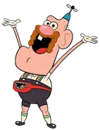 Titio Avô (Titio Avô) é capaz de fazer coisas que são ilógicas e sem nenhuma explicação devido a sua Física de Desenhos Animados.